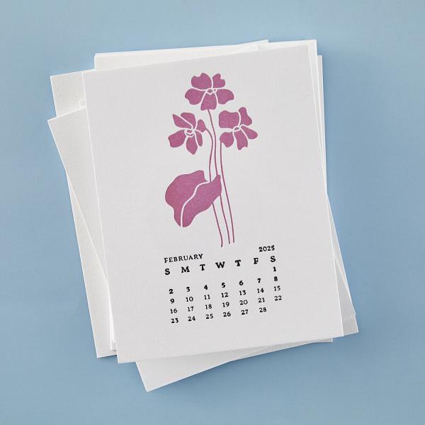 Spellbinders - Buchdrucktechnik "February Violet" BetterPress Plate
