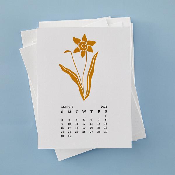 Spellbinders - Buchdrucktechnik "March Daffodil" BetterPress Plate