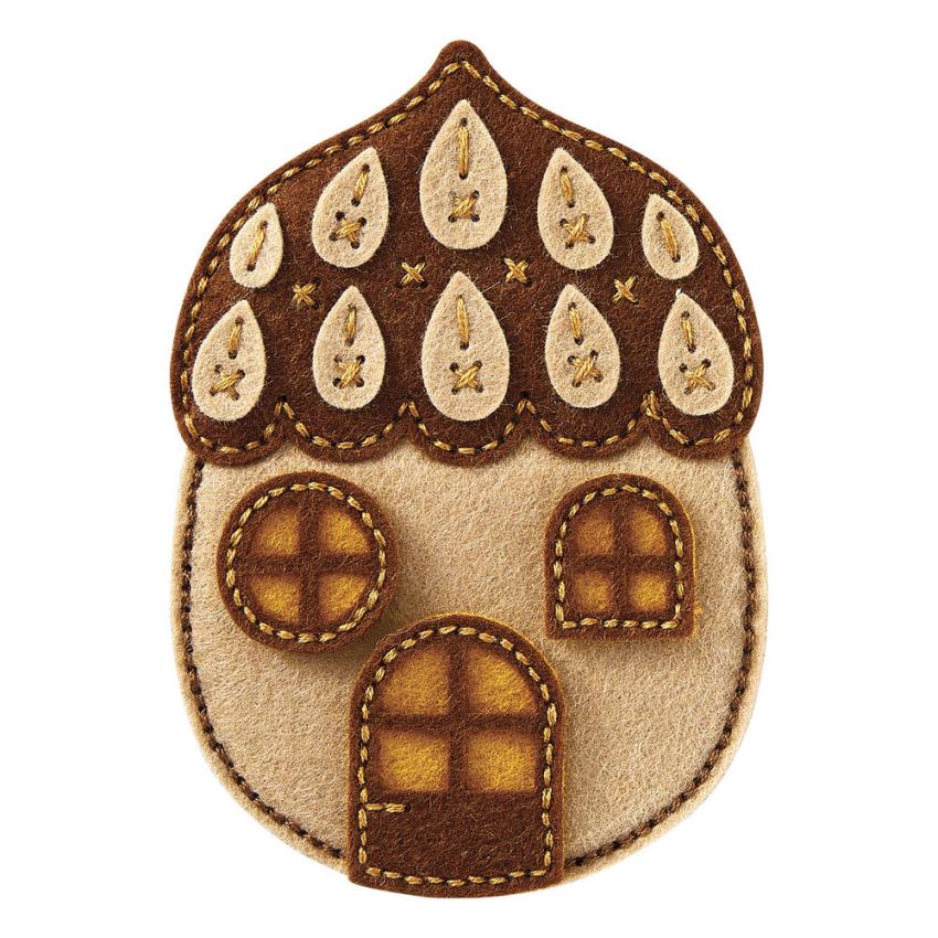 Spellbinders - Stanzschablone "Felt Autumn Acorn House" Dies