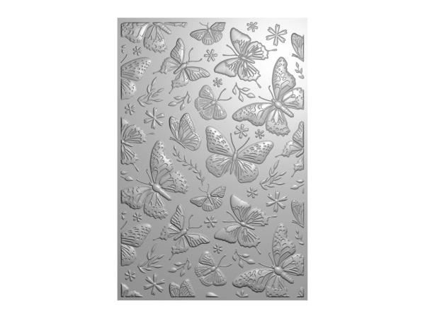 Crafters Companion -Prägefolder, Stempelset & Stanzschablone "Splendid Butterflies" Embossingfolder, Stamp & Dies
