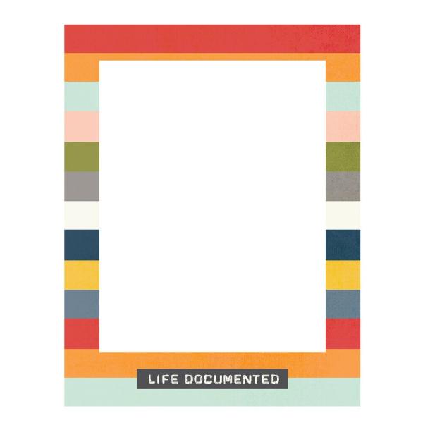 Simple Stories - Chipboard Frames "For The Record" 