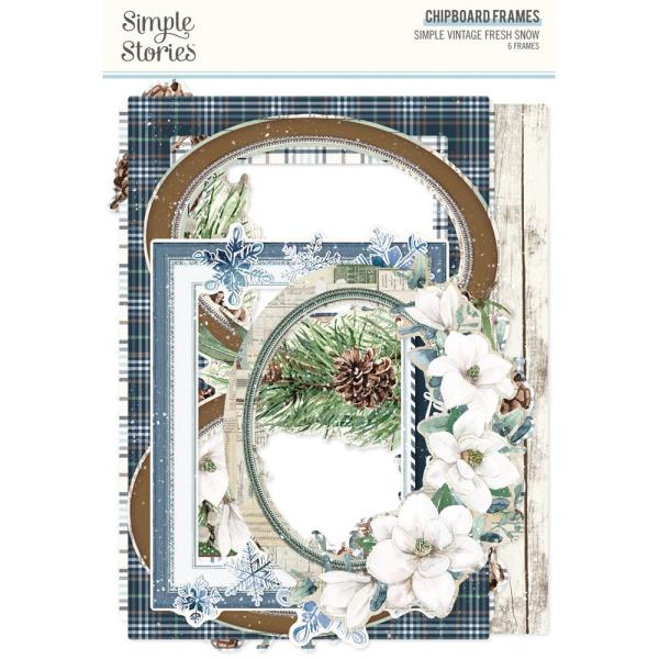 Simple Stories - Chipboard Frames "Simple Vintage Fresh Snow" 