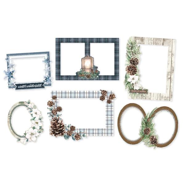 Simple Stories - Chipboard Frames "Simple Vintage Fresh Snow" 