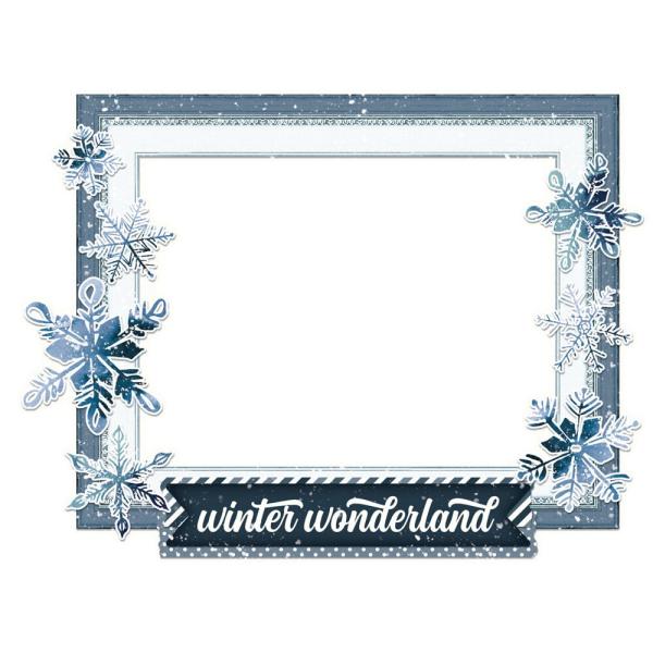 Simple Stories - Chipboard Frames "Simple Vintage Fresh Snow" 