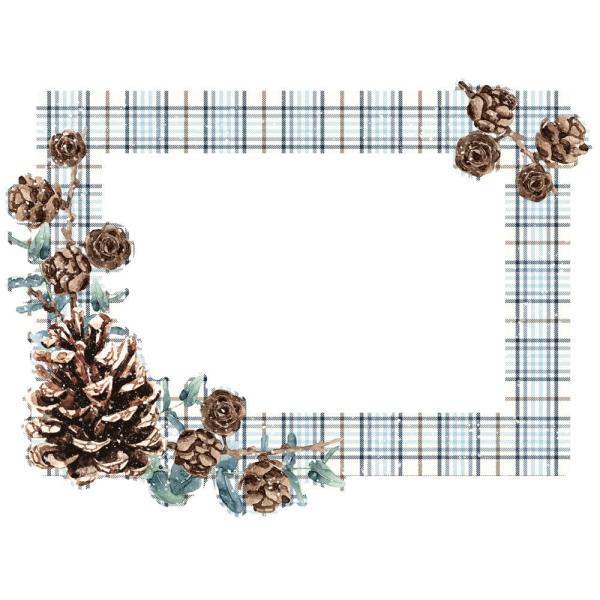 Simple Stories - Chipboard Frames "Simple Vintage Fresh Snow" 