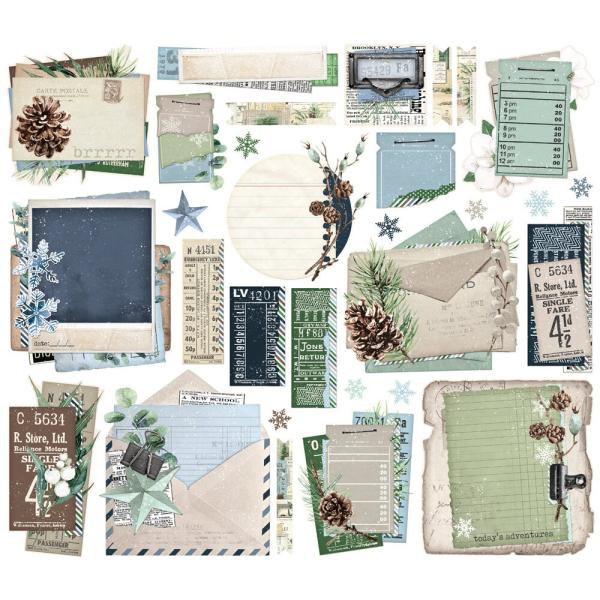 Simple Stories - Stanzteile "Simple Vintage Fresh Snow" Die Cuts