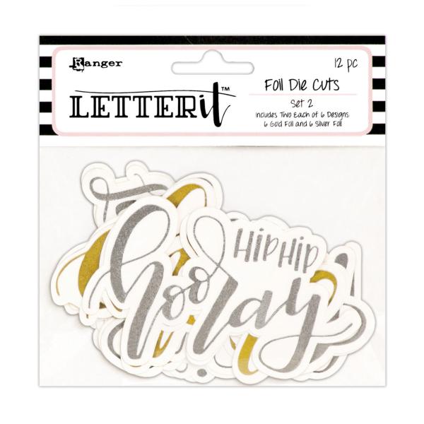 Ranger - Stanzteile "Letter it 2" Die Cuts