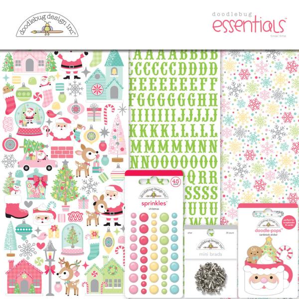 Doodlebug Design Tinsel Time Essential Kit 