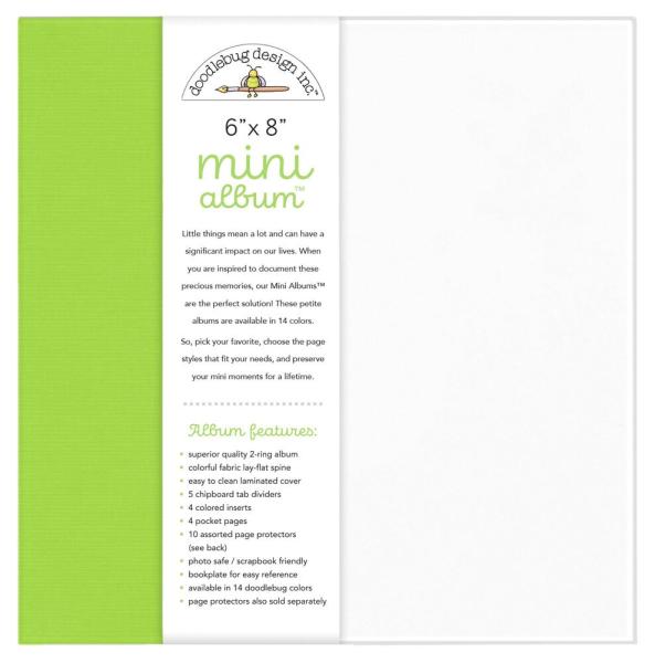 Doodlebug Design "Limeade" Mini Album 6x8 Inch