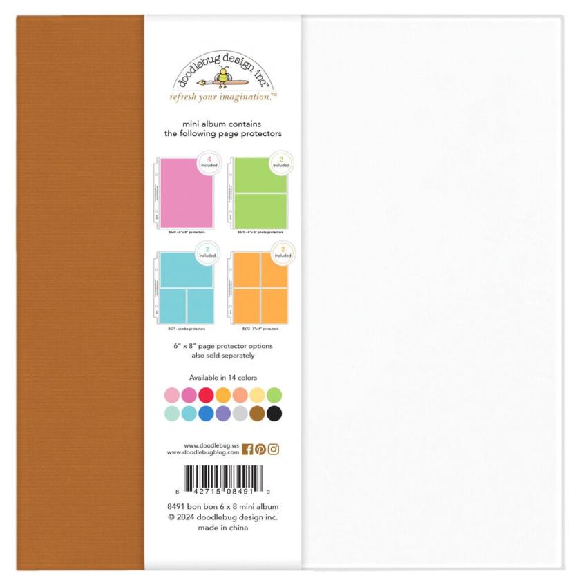 Doodlebug Design "Bon Bon" Mini Album 6x8 Inch