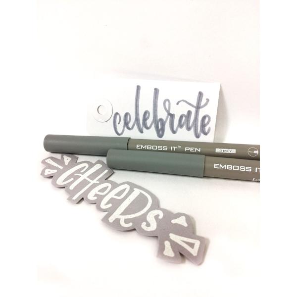 Ranger "Emboss It pens "Grey"