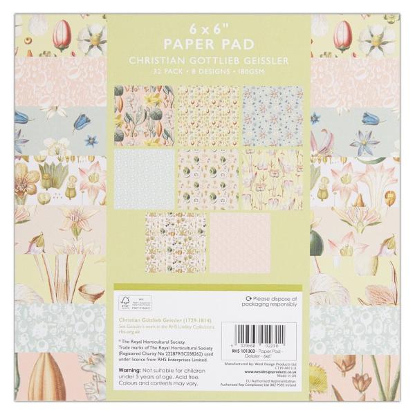 Papermania - Designpapier "Geissler" Paper Pack 6x6 Inch - 32 Bogen