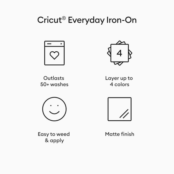Cricut - Everyday Iron-On™ "Rose Gold" Transferfolie Rolle 