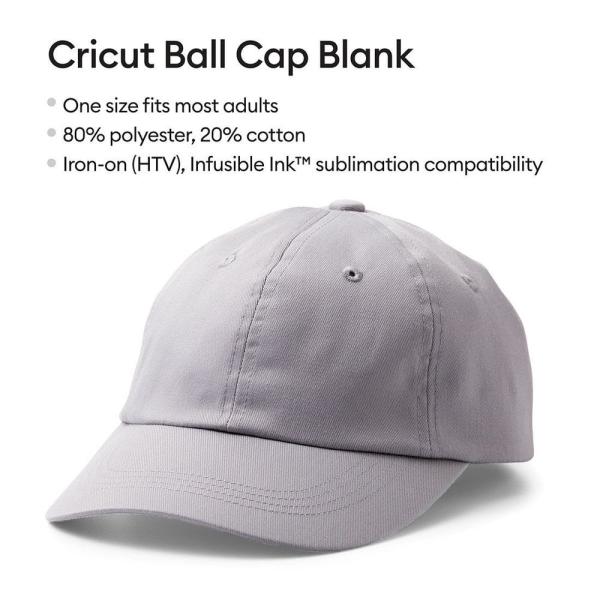 Cricut Cappy "Gray" Ball Cap