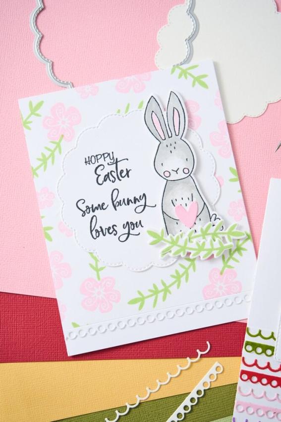 Sizzix - Stempelset "Bunny Bits & Blooms" Clear Stamps Design by Catherine Pooler