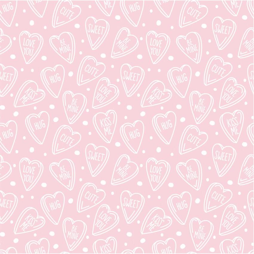 Crafters Companion - Designpapier "Happy Valentines!" Paper Pack 6x6 Inch - 36 Bogen
