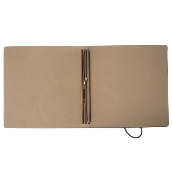 Elizabeth Craft Designs - Art Journal Passport "Stonewashed Brown Square XL" 14x14cm