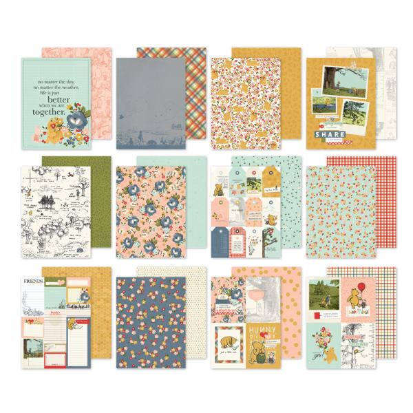 Simple Stories - Designpapier "Say Cheese Classic Pooh" Paper Pack 6x8 Inch - 24 Bogen