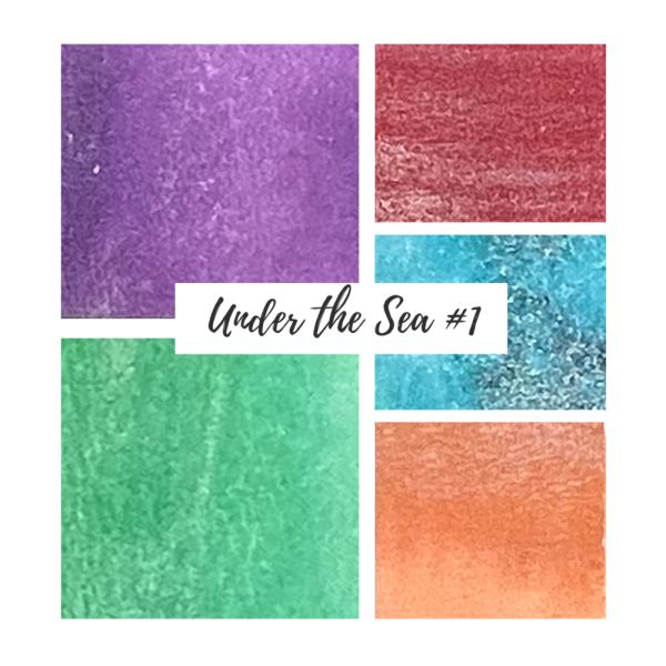 Lindys Stamp Gang - Pigmentpulver "Under the Sea 1" Magical Shaker 2.0 Set - 5x10g