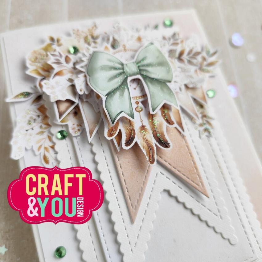 Craft & You Design - Stanzschablone "Biscuit Pennants" Dies