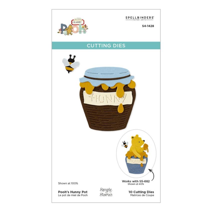 Spellbinders - Stanzschablone "Pooh's Hunny Pot" Dies