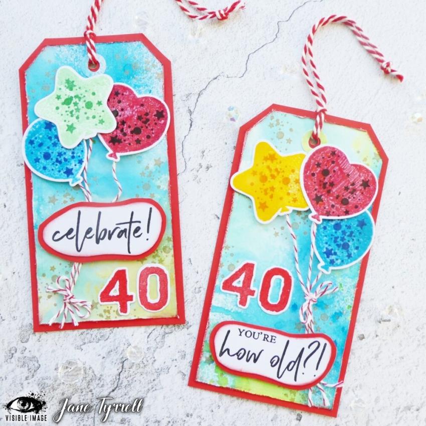 Visible Image - Stempelset A6 "Best Birthday Ever" Clear Stamps
