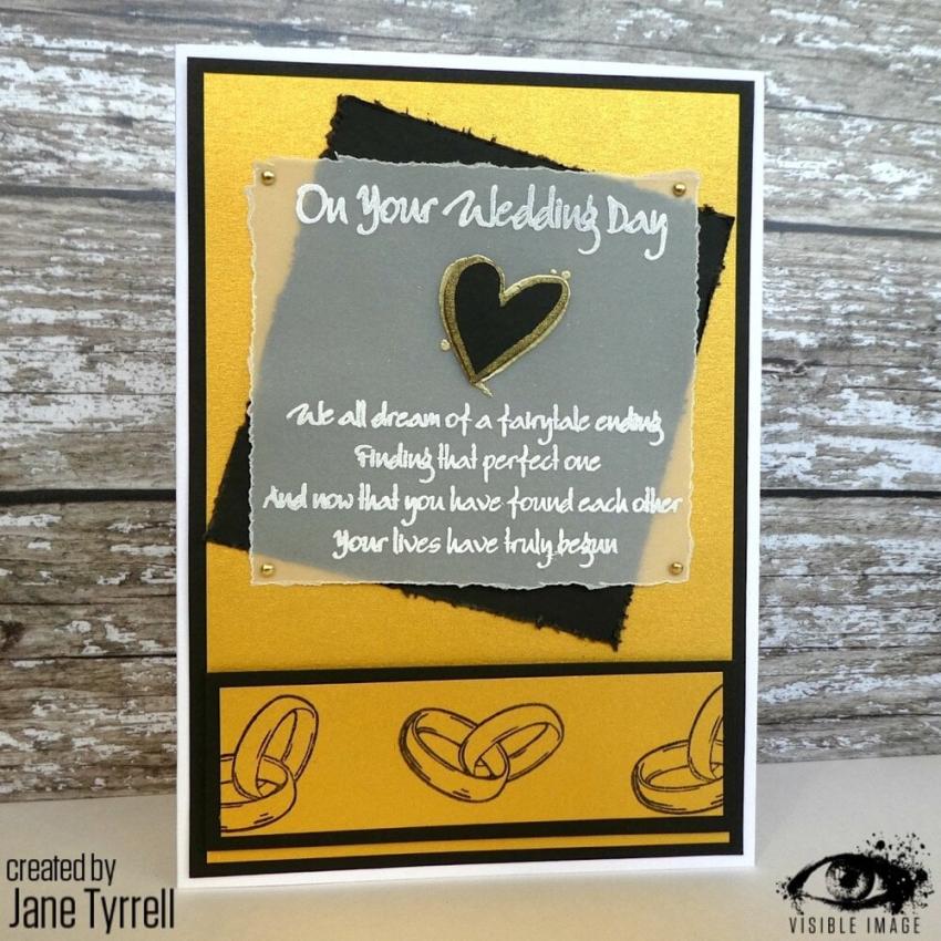 Visible Image - Stempelset A7 "Wedding Day" Clear Stamps