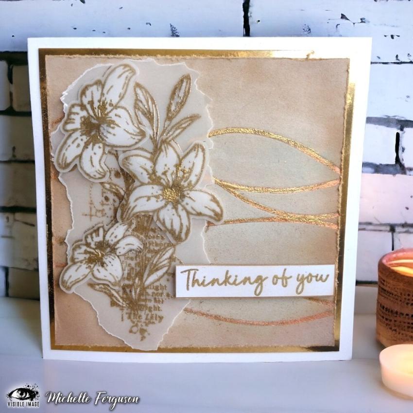 Visible Image - Schablone 6x6 Inch "Curves" Stencil