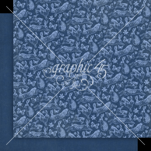 Graphic 45 - Designpapier "Spring is in the Air" Patterns & Solid Pad 12x12 Inch - 16 Bogen