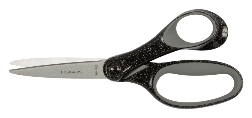 Fiskars - Schulschere "Glitter Black" School Scissors 18cm