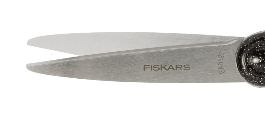 Fiskars - Schulschere "Glitter Black" School Scissors 18cm