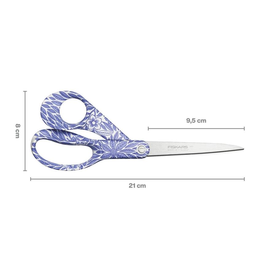 Fiskars - Universalschere "Ostindia Floris Blue" Rörstrand Universal Scissors 21cm