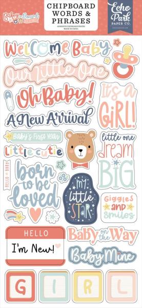 Echo Park - Komplettpaket "Baby On Board It's a Girl!" Mega Bundle