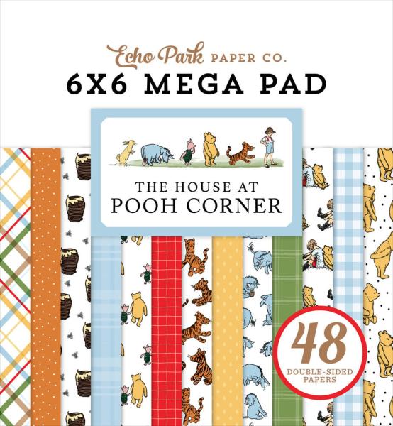 Echo Park - Designpapier "The House At Pooh Corner" Cardmakers Mega Pad 6x6 Inch - 48 Bogen