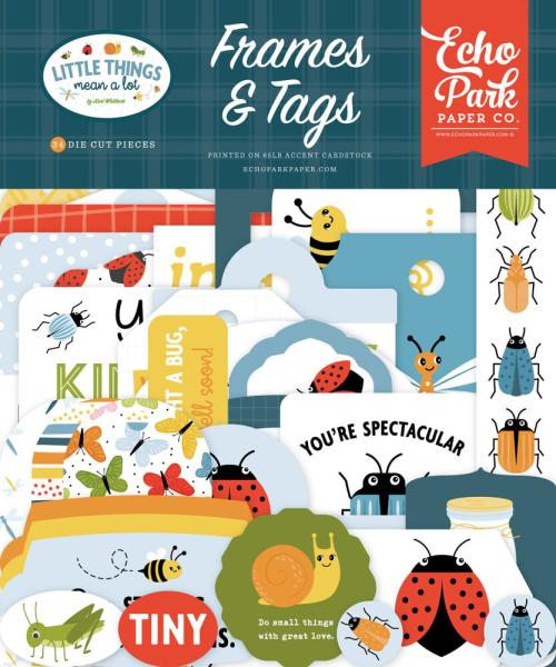 Echo Park - Stanzteile & Anhänger "Little Things Mean A Lot" Frames & Tags 