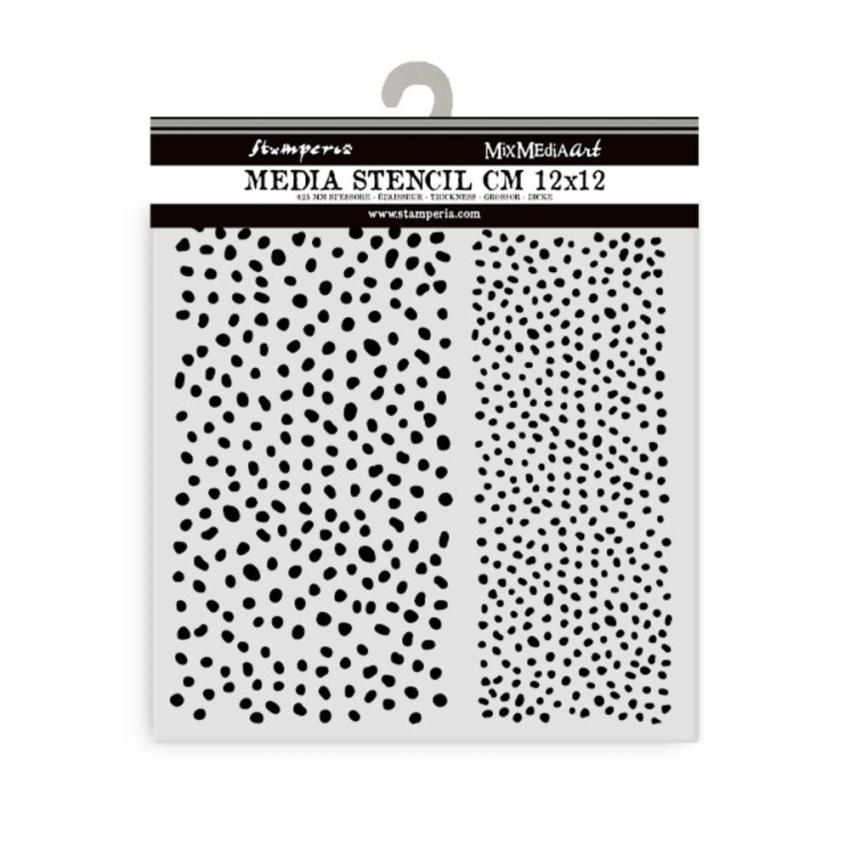 Stamperia - Schablone 12x12cm "Dots Pattern" Stencil