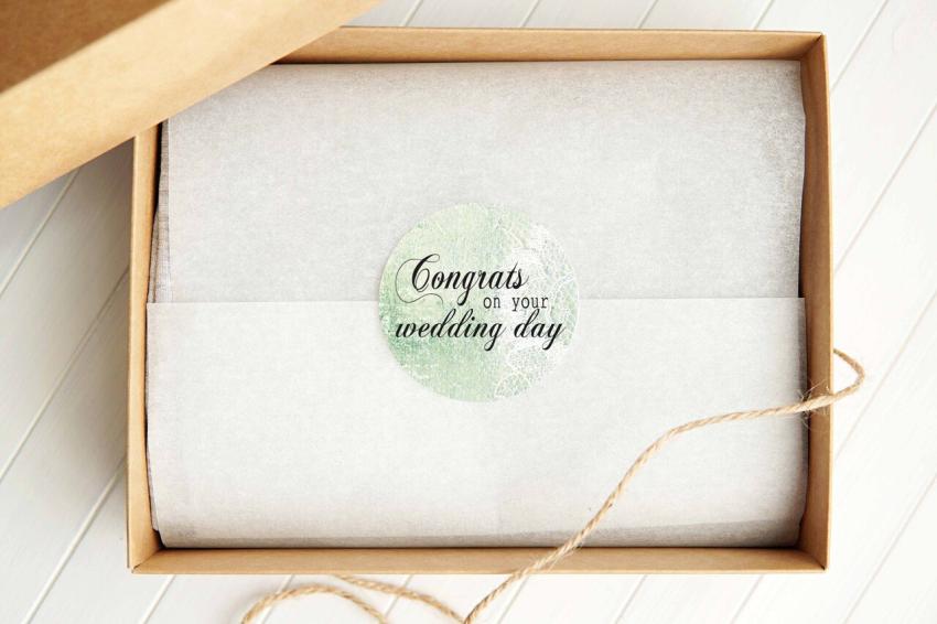 Studio Light - Aufkleber "Wedding Day" Round Stickers on Roll