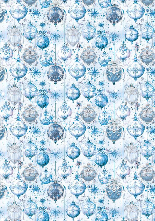 Ciao Bella - Pergamentpapier "Elegance of Blue" Vellum A4 - 6 Bogen