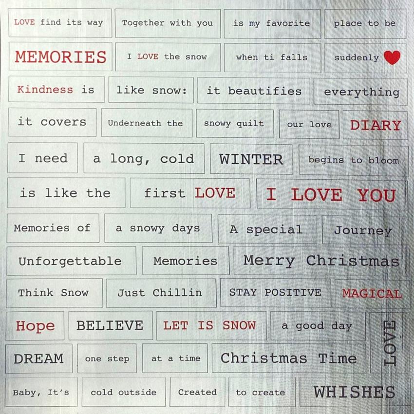 Ciao Bella - Designpapier "Silver" Deluxe Paper Pack 6x6 Inch - 5 Bogen
