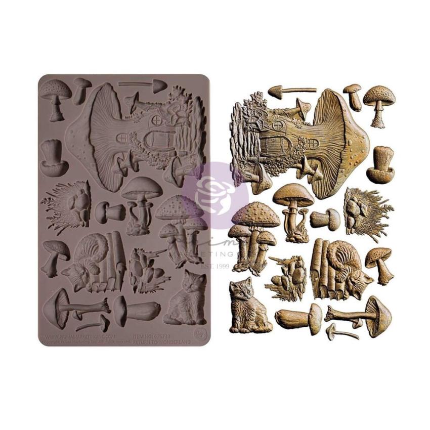 Prima Marketing - Gießform 5x8 Inch"Fairlyland Fungi" Mould