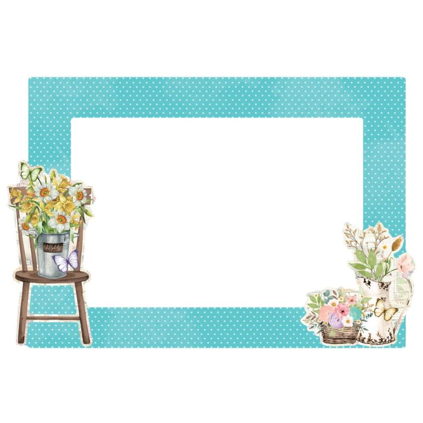 Simple Stories - Chipboard Frames "Vintage Flower Shoppe" 