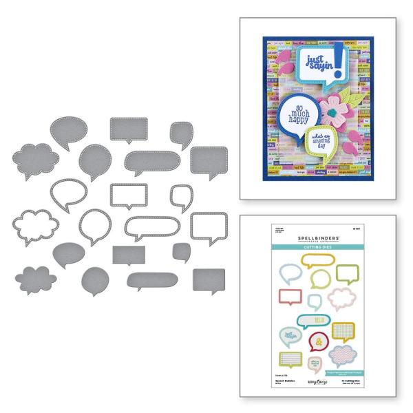 Spellbinders - Stanzschablone "Speech Bubbles" Dies