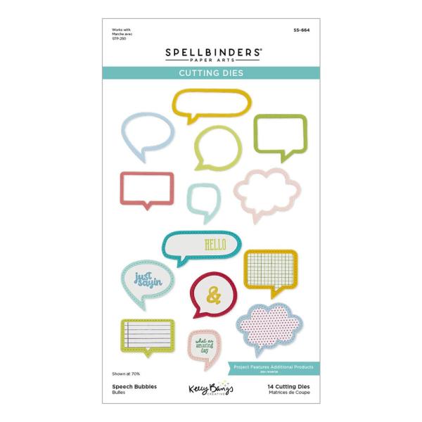 Spellbinders - Stanzschablone "Speech Bubbles" Dies