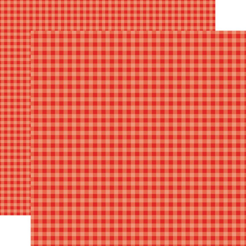 Echo Park - Designpapier "Bold Gingham" Collection Kit 12x12 Inch - 12 Bogen