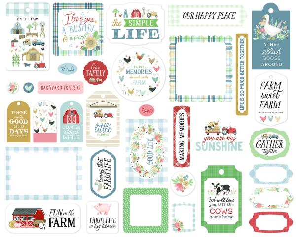 Carta Bella "On The Farm" Frames & Tags
