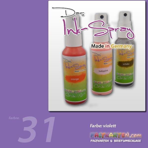 Das Ink-Spray auf Wasserbasis 50 ml in violett