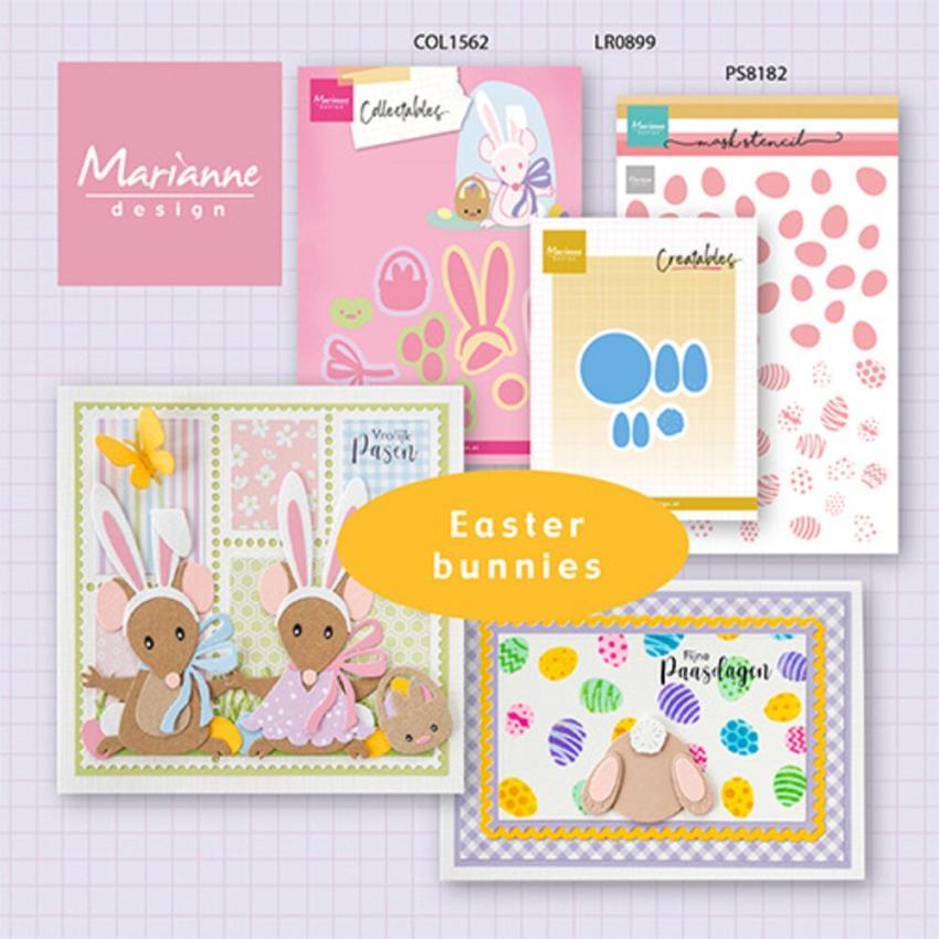 Marianne Design - Präge- und Stanzschablone "Bunny Pompom" Creatables Dies