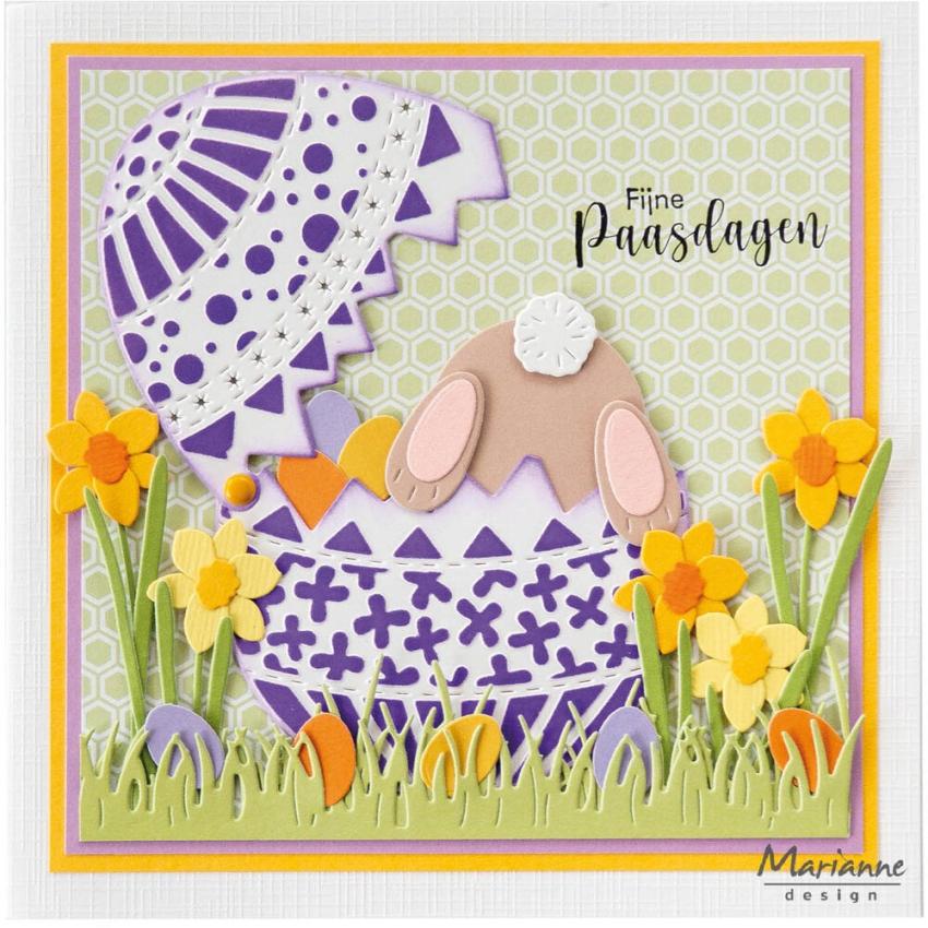 Marianne Design - Präge- und Stanzschablone "Bunny Pompom" Creatables Dies