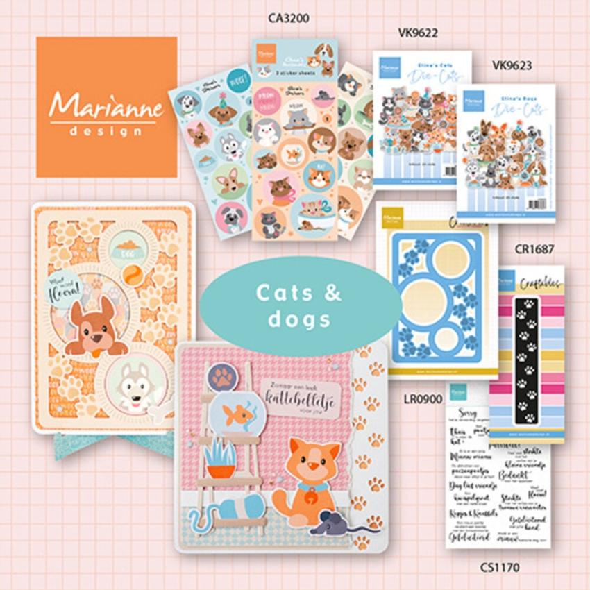 Marianne Design - Stanzteile "Dogs" Die Cuts