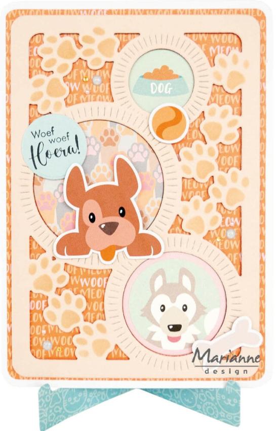 Marianne Design - Stanzteile "Dogs" Die Cuts